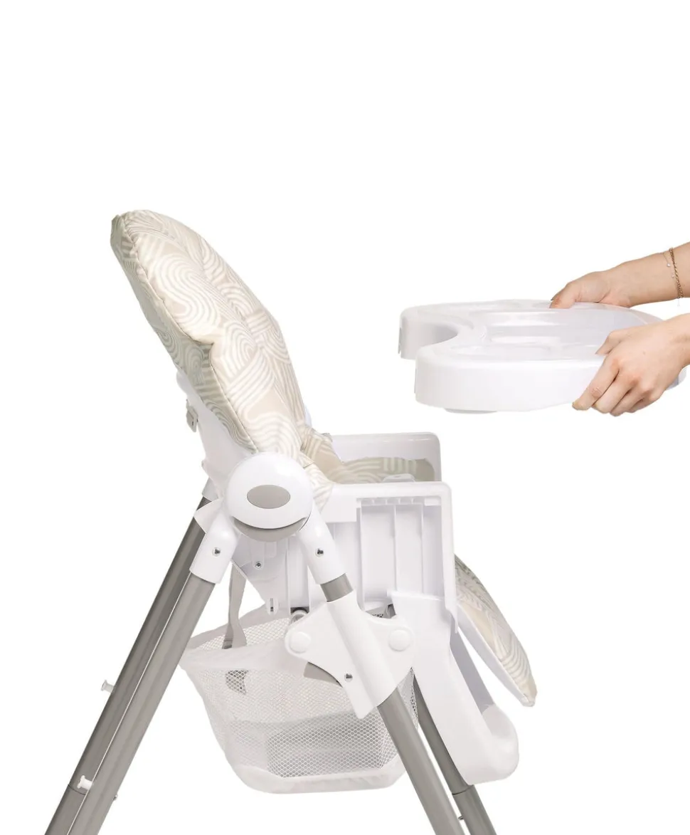 Snax Highchair & Splash Mat Bundle – Woven Natural