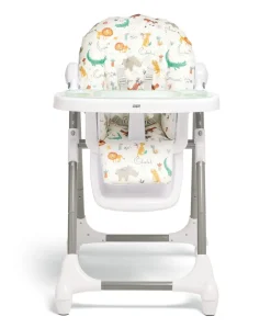Snax Highchair & Splash Mat Bundle – Jungle Alphabet