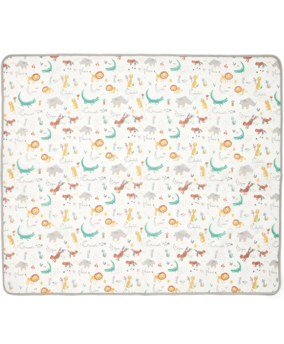 Snax Highchair & Splash Mat Bundle – Jungle Alphabet