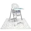 Snax Highchair & Weaning Splash Mat Bundle - Happy Planet