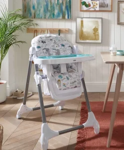 Snax Highchair & Weaning Splash Mat Bundle - Happy Planet