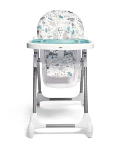 Snax Highchair & Weaning Splash Mat Bundle - Happy Planet