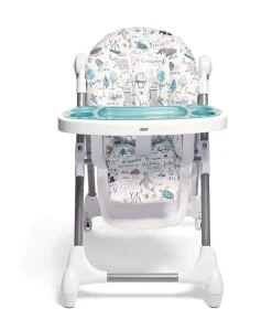 Snax Highchair & Weaning Splash Mat Bundle - Happy Planet