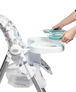 Snax Highchair & Weaning Splash Mat Bundle - Happy Planet