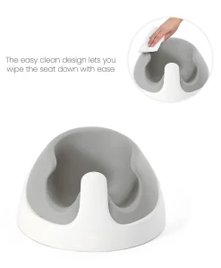 Snug Floor Seat with Activity Tray - Pebble Grey