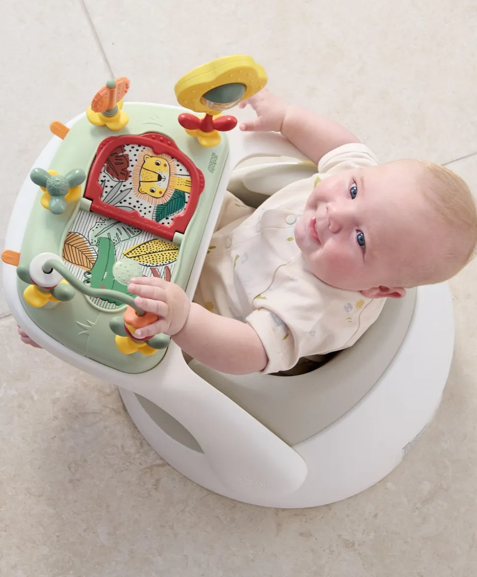 Snug Floor Seat with Activity Tray - Clay