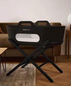 SnuzBaskit Moses Basket & Stand - Graphite