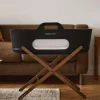 SnuzBaskit Moses Basket & Stand - Graphite/Walnut