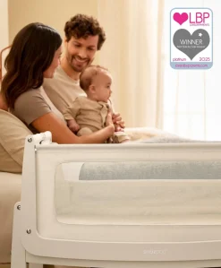 SnuzPod 5 Bedside Crib - Cashmere