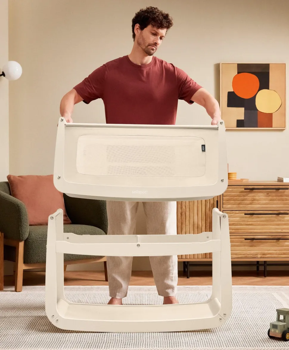 SnuzPod 5 Bedside Crib - Cashmere