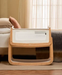 SnuzPod 5 Bedside Crib - Natural