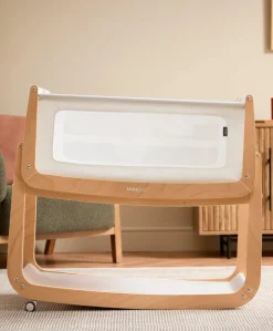 SnuzPod 5 Bedside Crib - Natural
