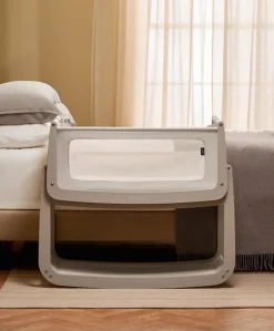 SnuzPod 5 Bedside Crib - Pebble