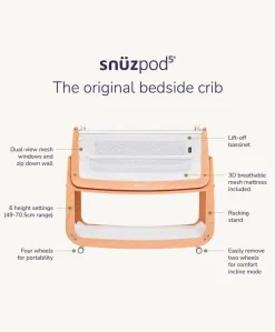 SnuzPod 5 Bedside Crib - Sage