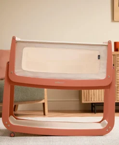 SnuzPod 5 Bedside Crib - Terracotta