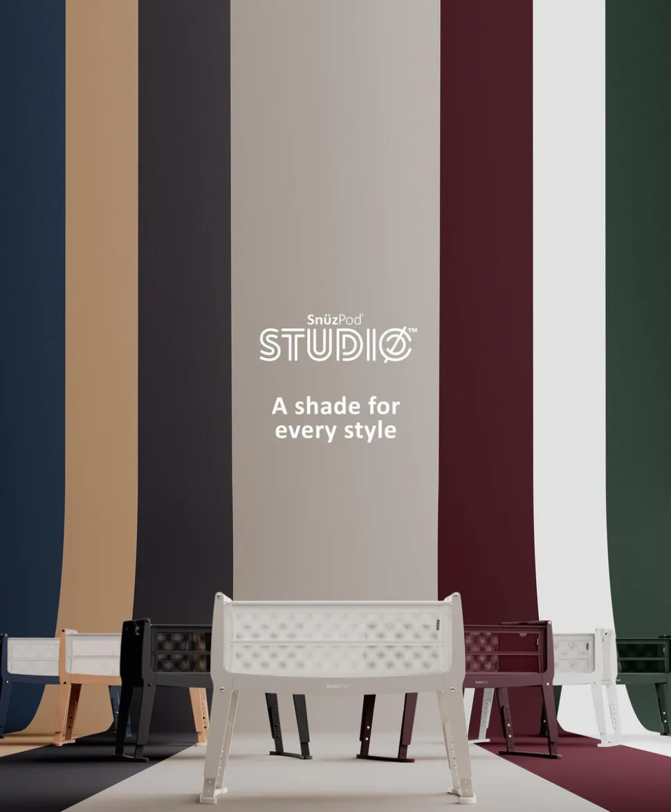 SnuzPod Studio Bedside Crib - Berlin