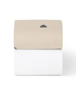 Snüz Twin Pack Cot & Cotbed Sheets - Sand Cloud