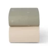 Snüz Twin Pack Cot & Cotbed Sheets - Sage Cross