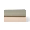 Snüz Twin Pack Crib Sheets - Sage Cross