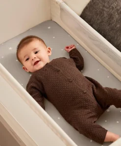 Snüz Twin Pack Crib Sheets - Grey Star