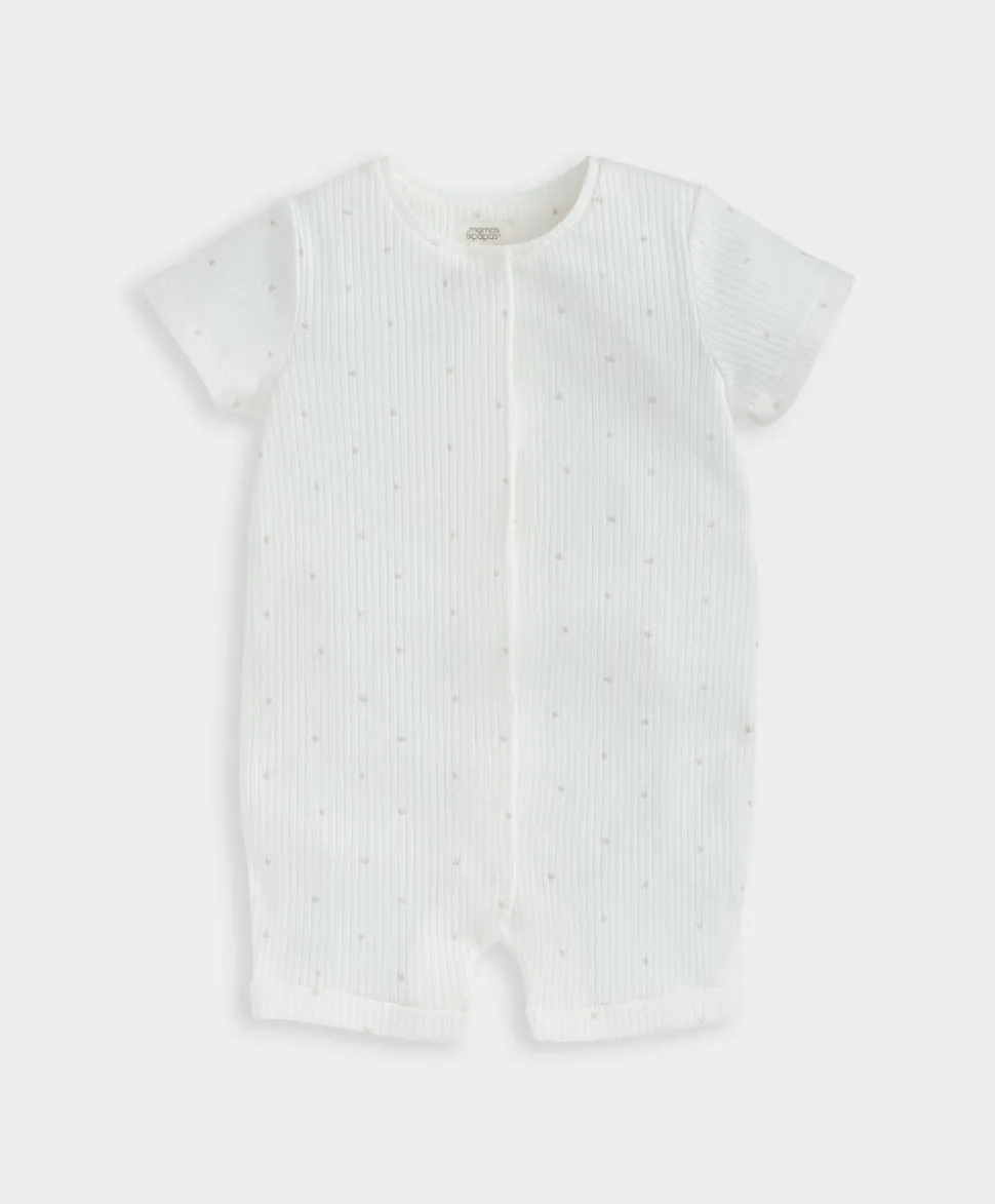 Spot Print Shortie Romper