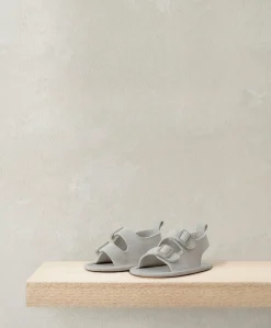 Stone Suede Sandals