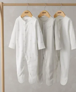 Stork Sleepsuits (Set of 3)