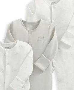 Stork Sleepsuits (Set of 3)