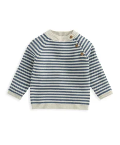 Stripe Jumper & Leggings Set - Blue