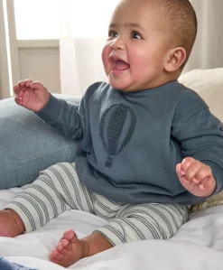 Striped Sweatshirt & Legging Set