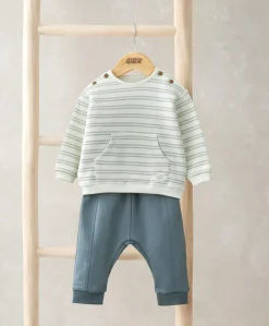 Striped Top & Leggings Set