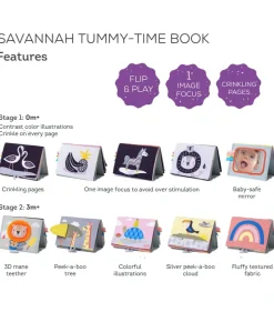 Taf Toys - Savannah Adventures Tummy Time Book
