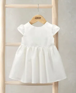 Taffeta Dress - White