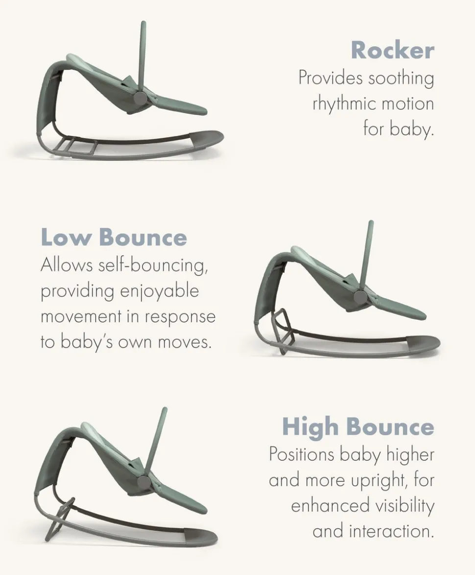Tempo 3-in-1 Rocker/Bouncer - Ivy