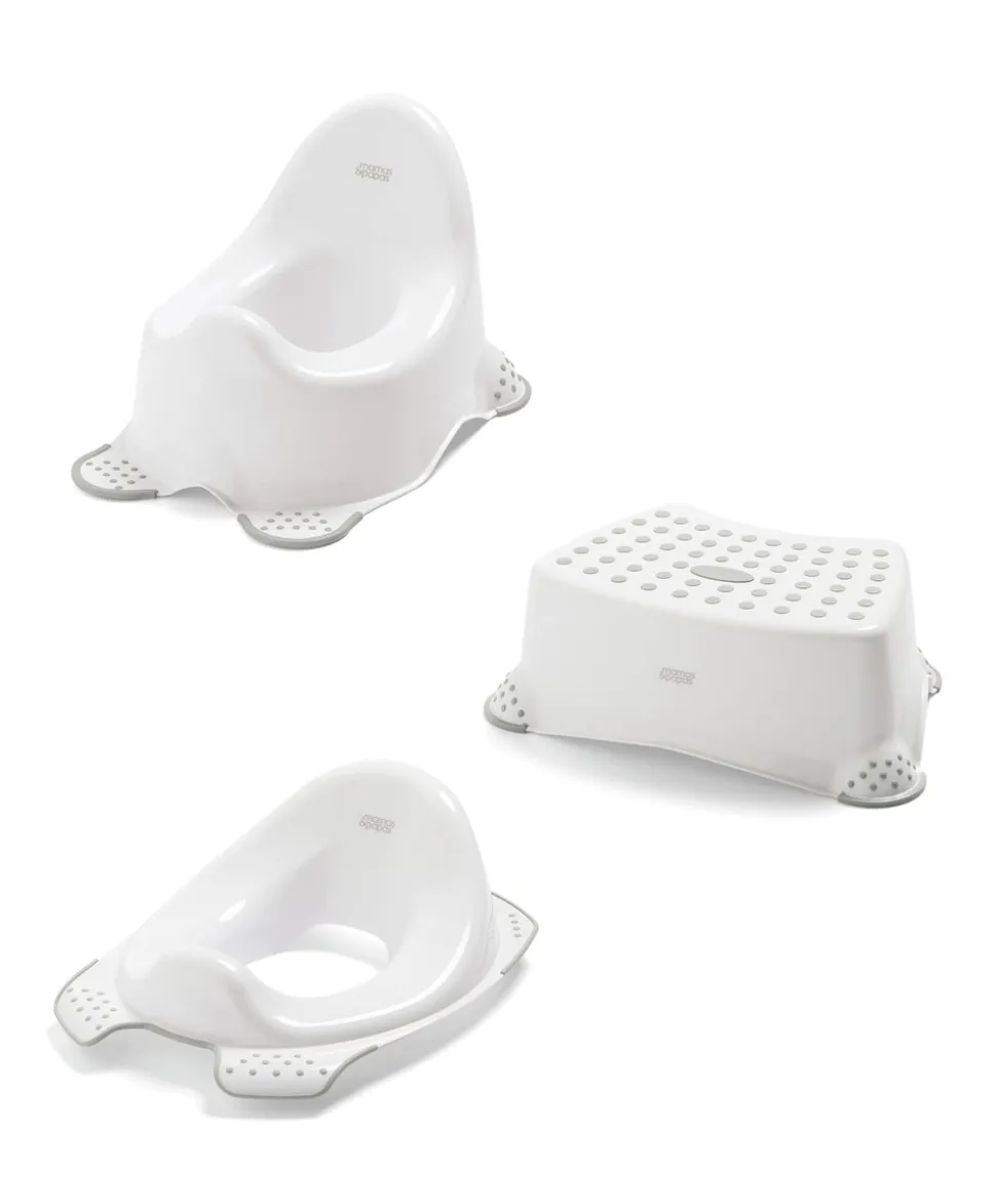 Toilet Training Essentials Bundle (3 Pieces) - Pebble Grey