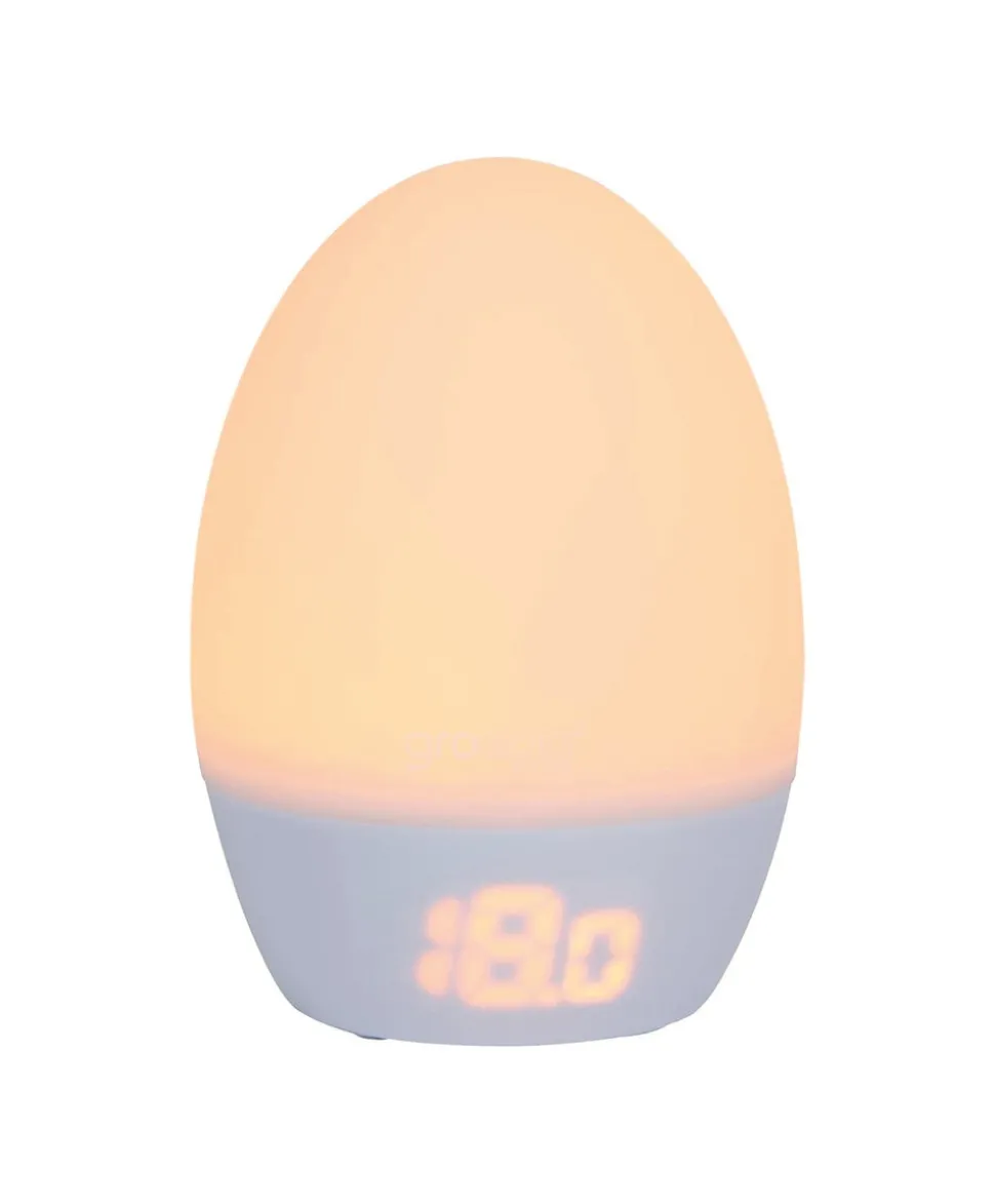 Tommee Tippee Gro Egg 2 Nursery Room Thermometer & Night Light - White