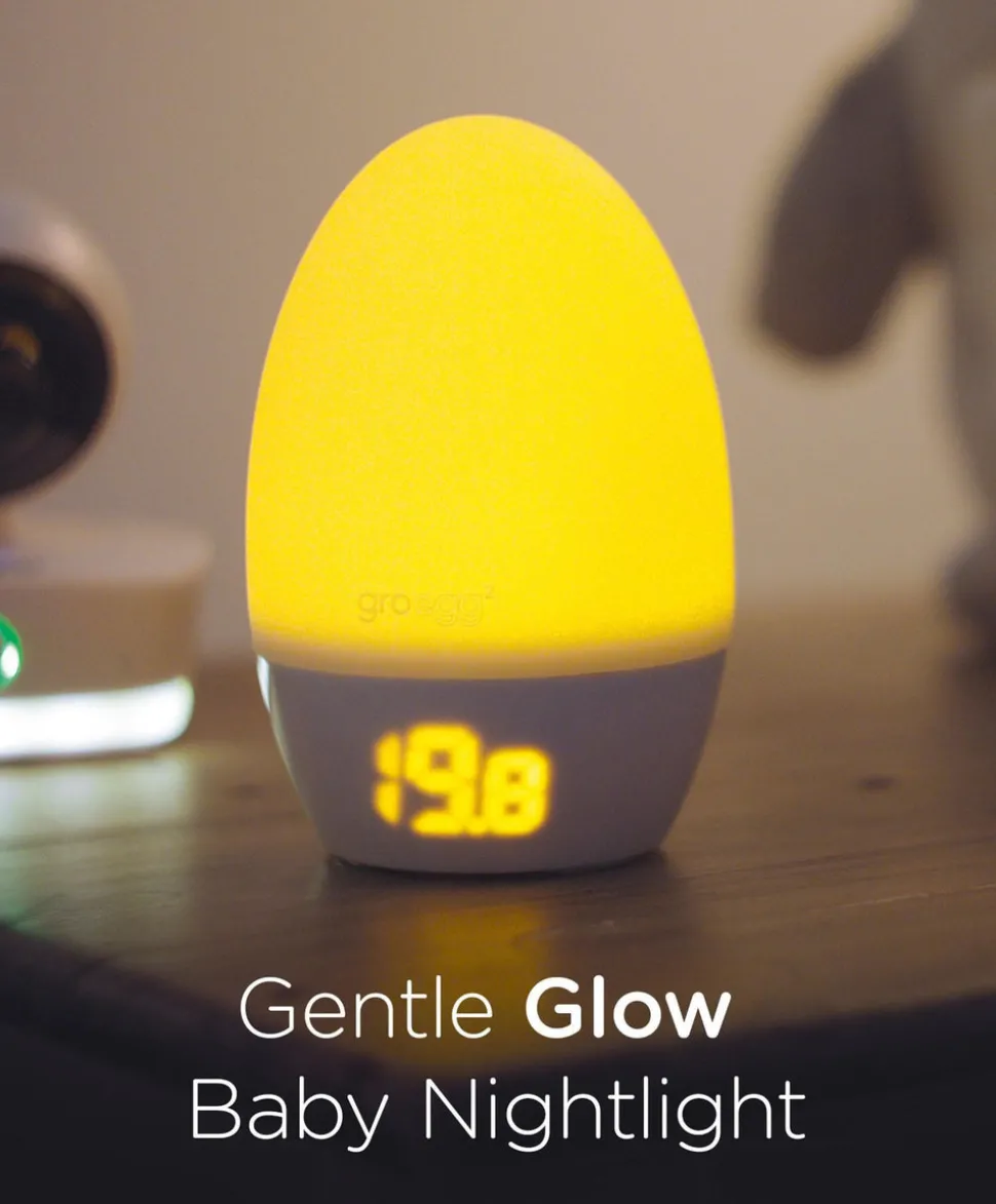 Tommee Tippee Gro Egg 2 Nursery Room Thermometer & Night Light - White
