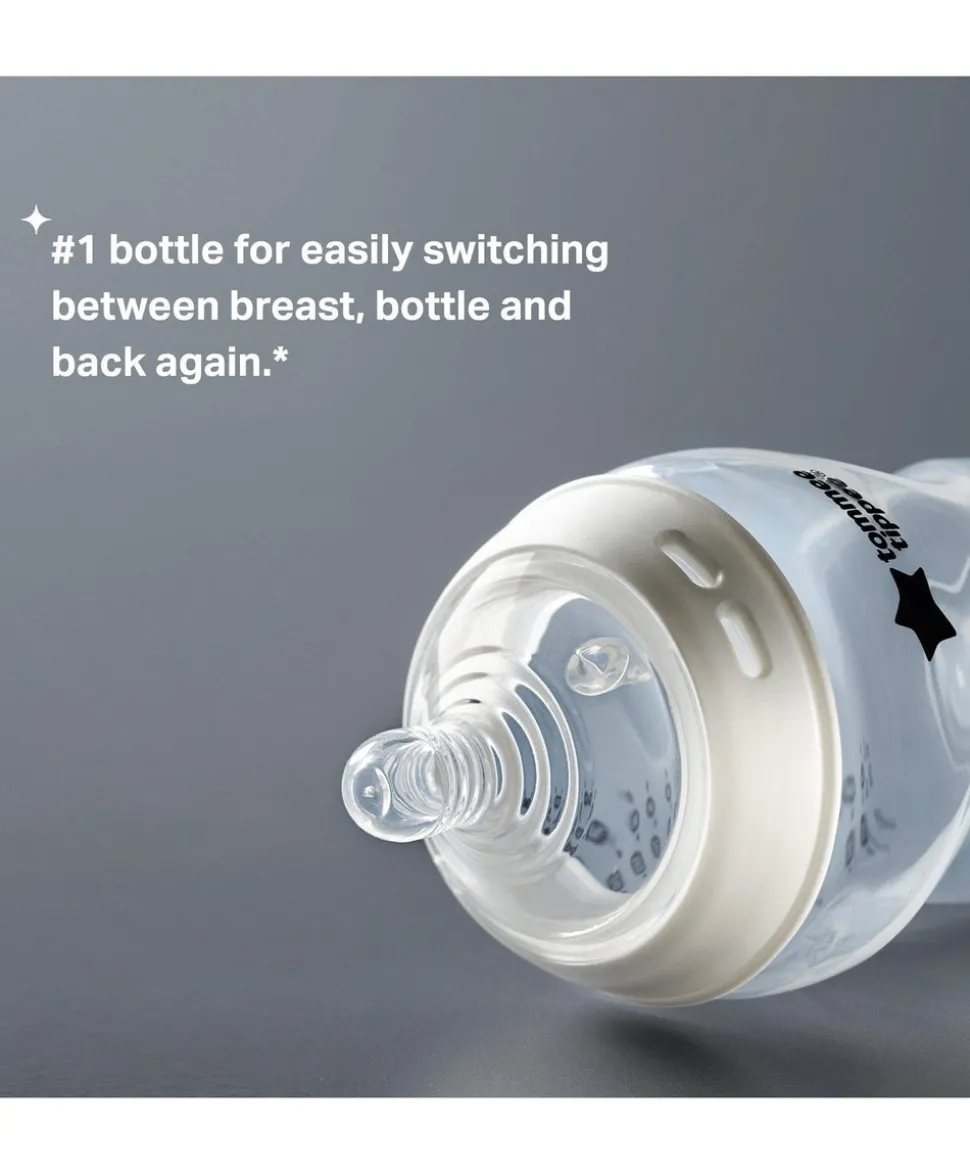 Tommee Tippee Natural Start Anti-Colic Baby Bottle (Pack of 3) - 150ml