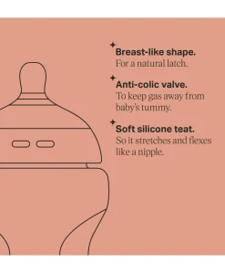 Tommee Tippee Natural Start Anti-Colic Baby Bottle (Pack of 3) - 150ml
