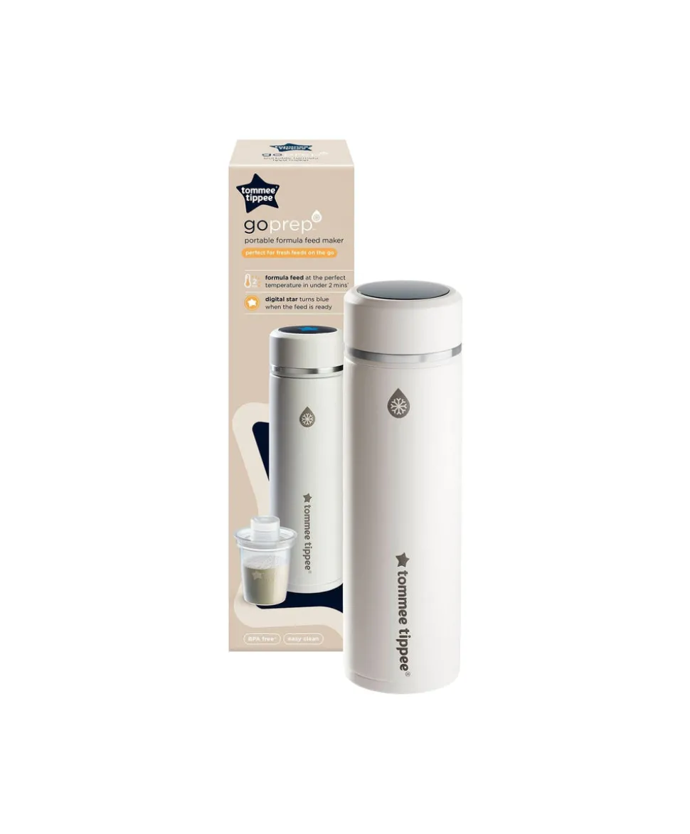 Tommee Tippee Ultra UV 3-in-1 Electric Steriliser & GoPrep Formula Feed Maker Bundle - White