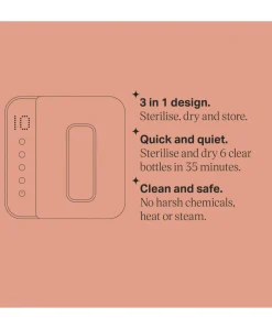 Tommee Tippee Ultra UV 3-in-1 Electric Steriliser & Dryer - White