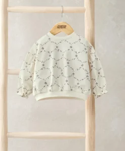 Trellis Print Sweatshirt