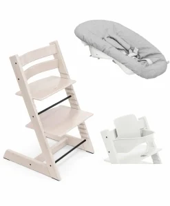 Tripp Trapp® Chair Bundle (3 Piece) – White Wash