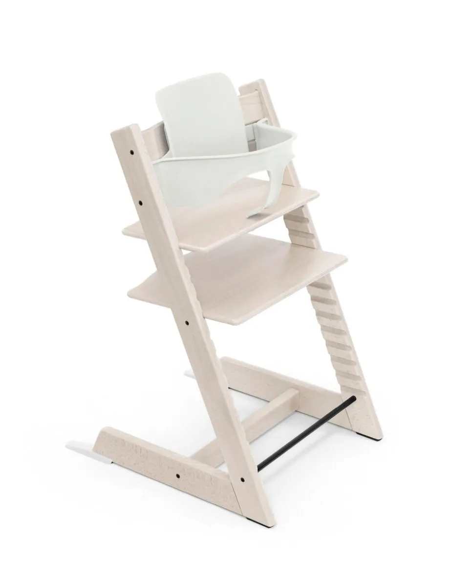 Tripp Trapp Highchair & Baby Set - White
