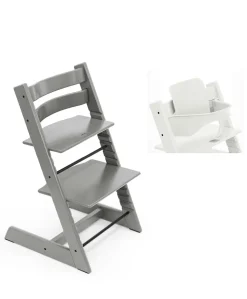 Tripp Trapp Highchair & Baby Set - Storm Grey
