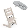 Tripp Trapp Highchair & Newborn Set Bundle - White Wash