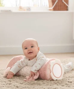 Tummy Time Roll - Welcome to the World Pink
