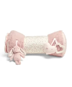 Tummy Time Roll - Welcome to the World Pink