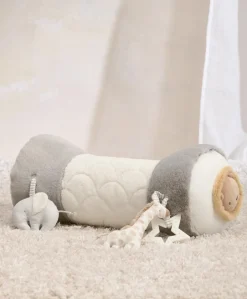 Tummy Time Roll - Welcome to the World Elephant/Grey