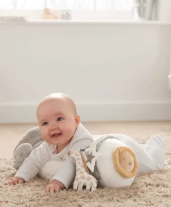 Tummy Time Roll - Welcome to the World Elephant/Grey
